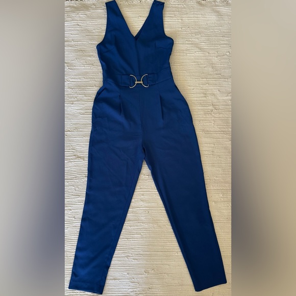 Mango Pants - Mango Royal Blue Jumpsuit